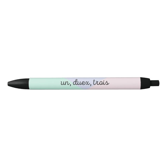 Noir L'ONU, Deux, stylo de Trois (Devant)