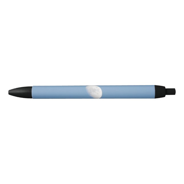 Noir Lune partielle et un stylo clair de ciel bleu (Devant)
