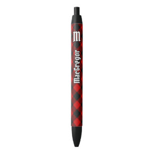 Noir MacGregor Rob Roy Stylo d'encre Tartan
