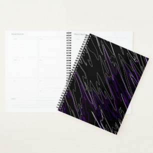 Noir marbré violet