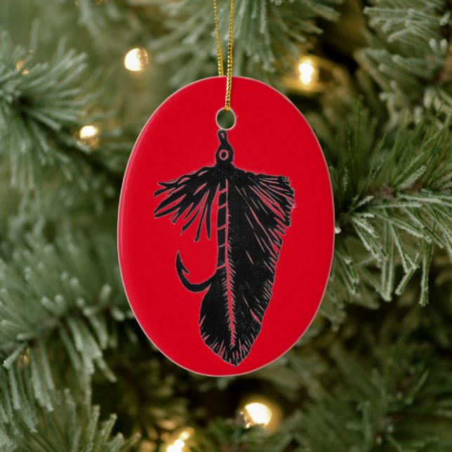 Noir "Matuka" en streaming" Ornement de Noël (Arbre)