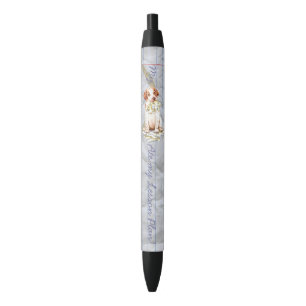 Noir Mon Pointeur Ate Mon Plan De Leçon Stylo À Encre