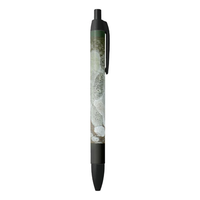 Noir Motif d'écorce gris stylo (Bas (Vertical))
