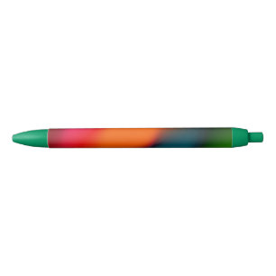 Noir Néon de Stylo à compensation rouge, rose, orange e