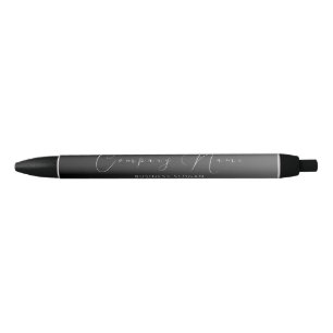 NOIR OMBRE promotion entreprise monogrammed stylo