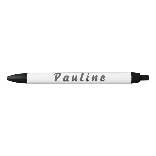 Noir Pauline stylo à bille (Devant)