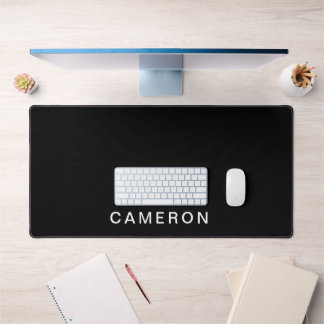 Noir personnalisé & Monogramme | Design Élégant