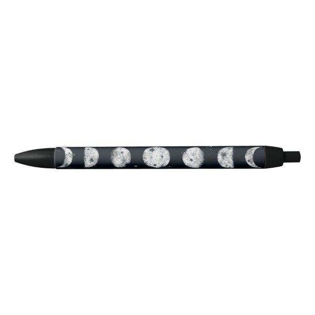 Noir Phases du stylo lune (Devant)