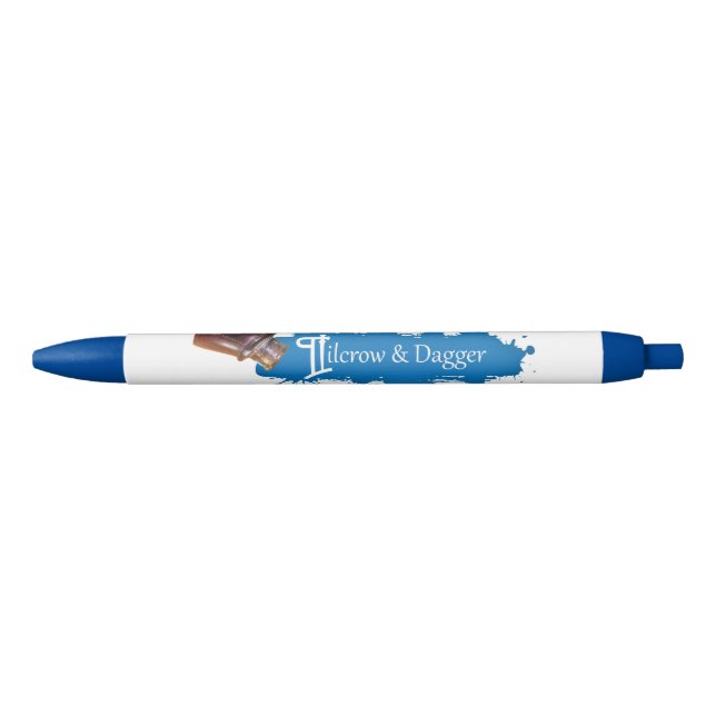 Noir Pilcrow et stylo de poignard (Devant)