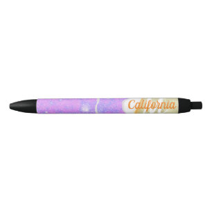 Noir Plage étoilée Stylo à encre noire