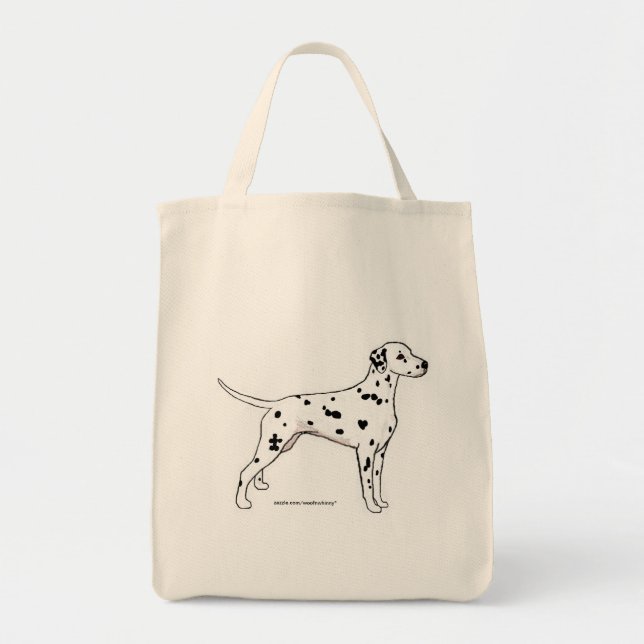 (Noir repéré) sac dalmatien (Devant)