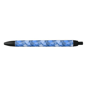 Noir Réseau de neurones bleus stylo