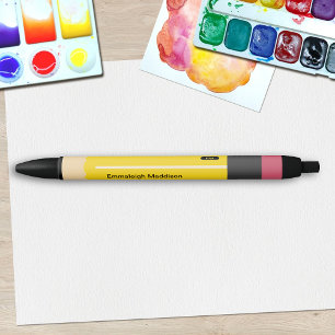 Noir Retourner à l'école stylo à encre crayon