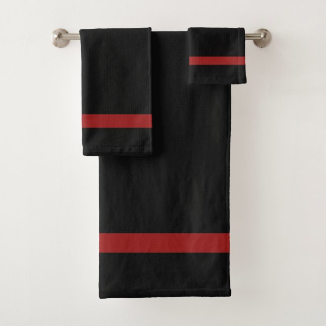 Noir + Rouge foncé (En situation)