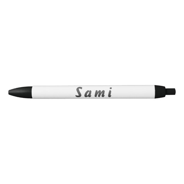Noir Sami stylo à bille (Devant)