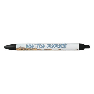 Noir Soyez le moment - stylo