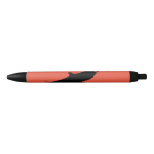 Noir Stylo à aigle volant - Couleur personnalisée