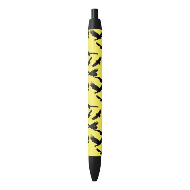 Noir Stylo à aigle volant - Votre couleur (devant Vertical)