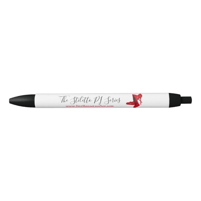 Noir Stylo à bille avec Stilettos ! (Devant)