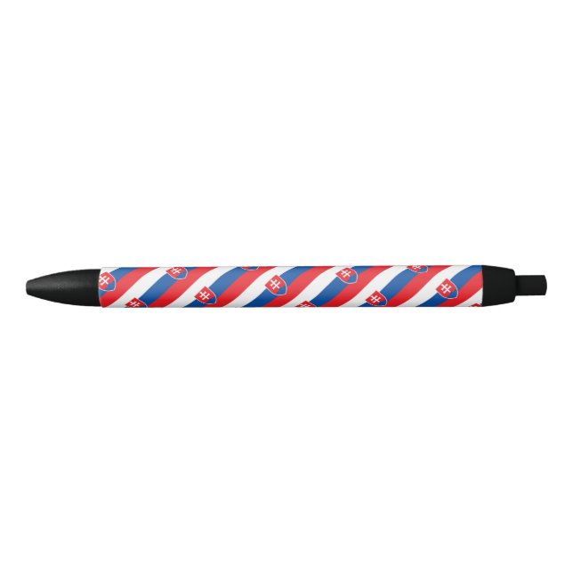 Noir Stylo à bille de la Slovaquie (Devant)