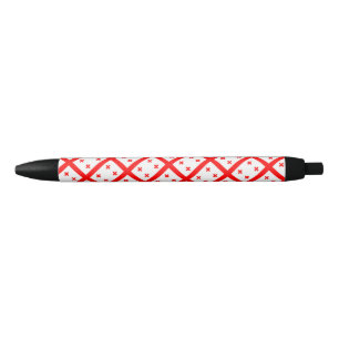 Noir Stylo à bille du drapeau de la Géorgie
