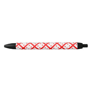 Noir Stylo à bille du drapeau de la Géorgie