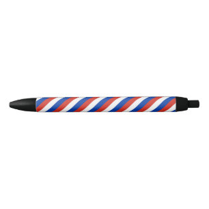 Noir Stylo à bille du drapeau russe