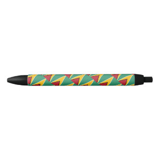 Noir stylo à bille du pavillon de Guyane