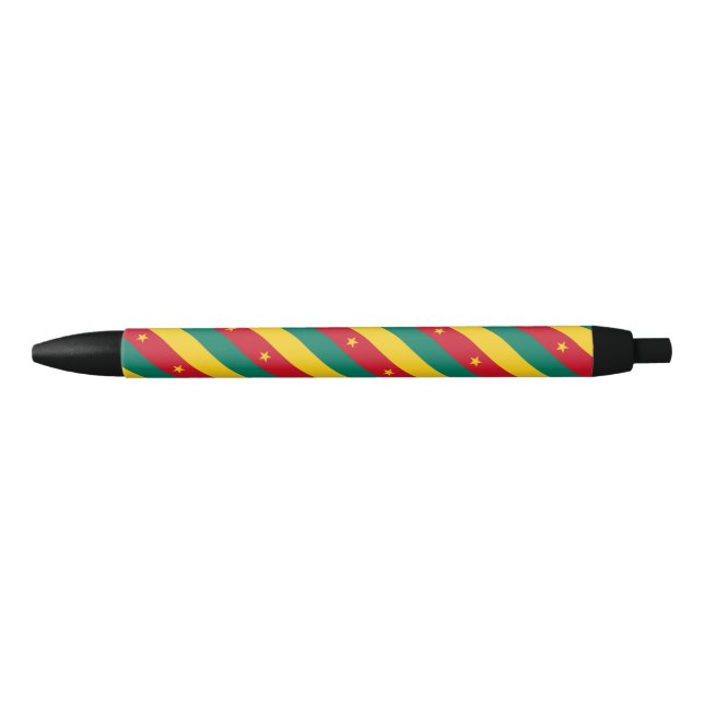 Noir Stylo à bille du pavillon du Cameroun (Devant)