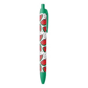 Noir Stylo à bille Pastèques - Tutti Frutti