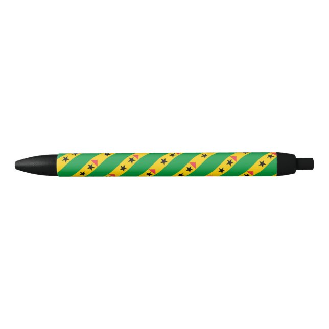 Noir Stylo à bille Sao Tome et Príncipe (Devant)