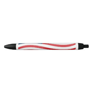 Noir Stylo à bille Vague Patriotique Dynamique - USA Él