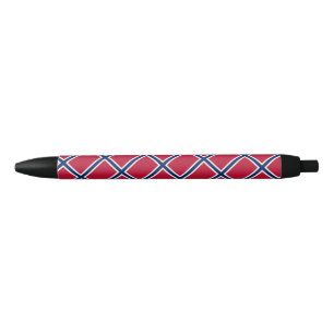 Noir Stylo à billes du drapeau Svalbard et Jan Mayen