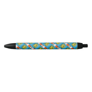Noir Stylo à billes du pavillon Saint-Pierre-et-Miquelo