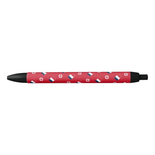 Noir Stylo à billes Wallis et Futuna (Devant)