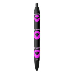Noir Stylo à chaume d'Halloween