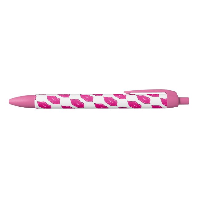 Noir Stylo à écriture rose chaud (Haut)