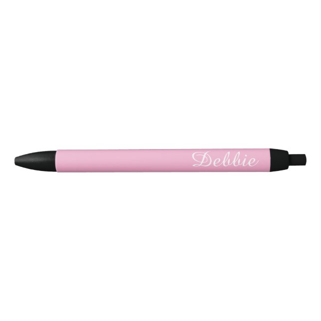 Noir Stylo à encre à nom personnalisé (Devant)