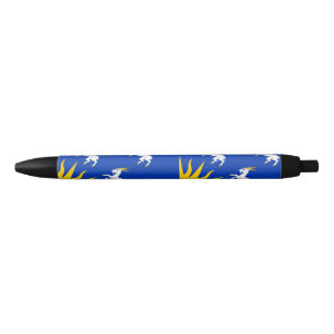 Noir Stylo à encre noire au drapeau de Merionethshire