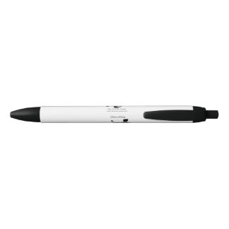Noir Stylo à encre noire avec garniture noire