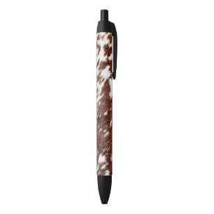 Noir Stylo à encre noire de vache