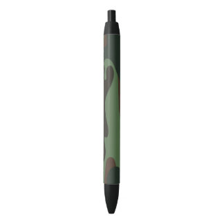 Noir Stylo à encre noire motif Camo