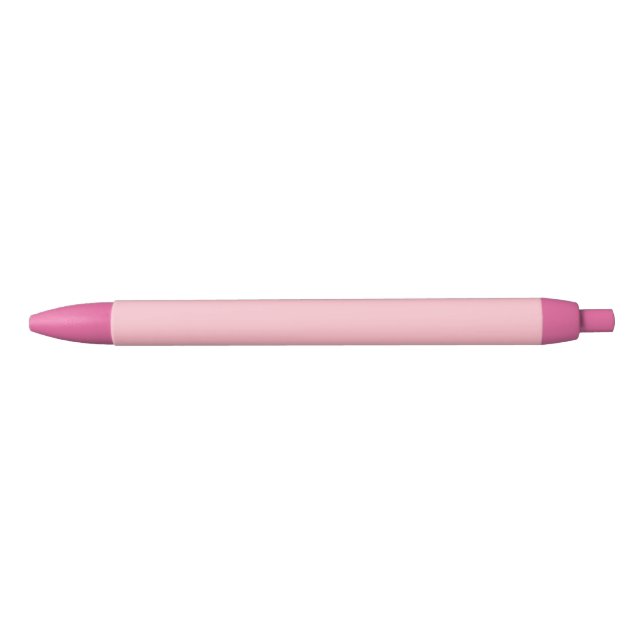 Noir Stylo à encre noire rose (Devant)