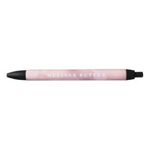 Noir Stylo à encre noire tendance Parties scintillant