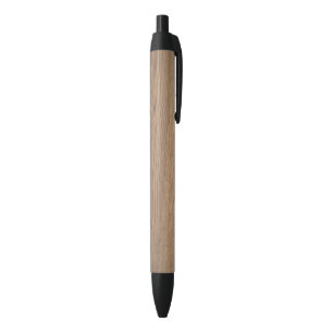 Noir Stylo à grains de bois