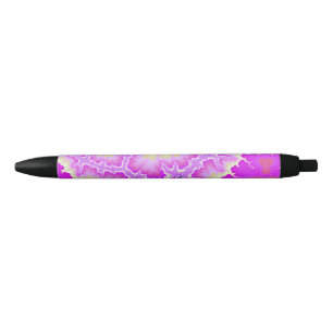 Noir Stylo à l'encre noire de stylo abstrait de pourpr