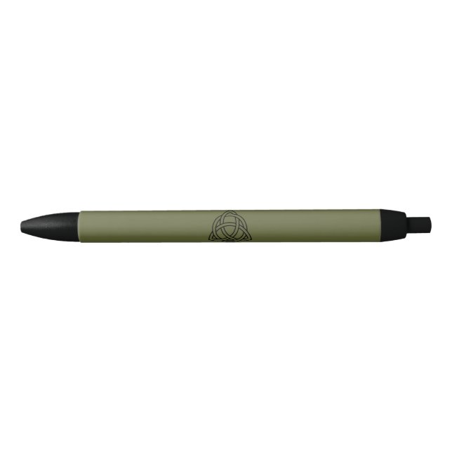 Noir Stylo à noeud céleste de la Trinité (Devant)