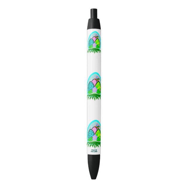 Noir Stylo à oeufs de Pâques (devant Vertical)