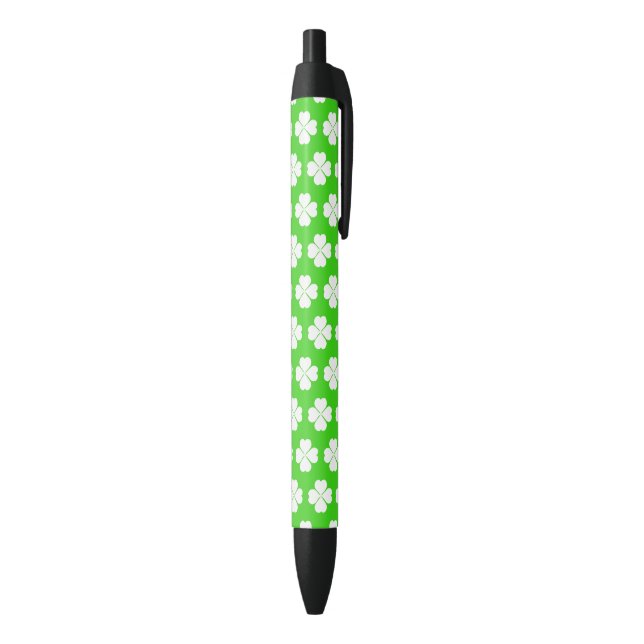 Noir Stylo à saveur de trèfle (Bas (Vertical))