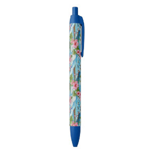 Noir Stylo à scènes hawaïennes